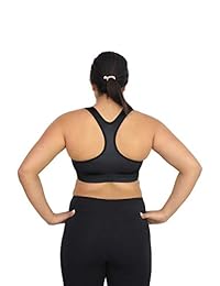 Enell, Racer, Sujetador deportivo de cobertura completa para dama