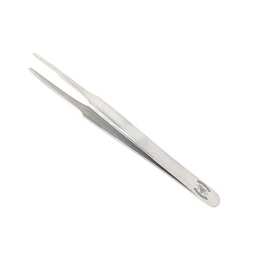 Scientific Labwares Stainless Steel Lab Forceps with Straight Flat Tips - Thumbnail 2