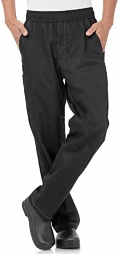 Chef Works Pants WINCO UNF-2KXL Chef Pants Black Extra Large - Kitchen ...