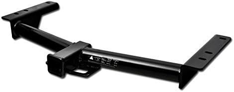 Autobotusa Black Finished Class 3 Trailer Hitch Receiver Rear Bumper Tow Kit 2" 2015-2017 for Ford Transit 150/250 / 350/350 HD