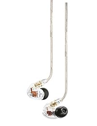 Auricular dual Shure MicroDriver de alta definición con cable desmontable Auriculares Transparente
