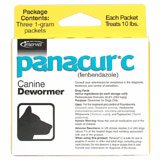PANACUR C CANINE DEWORMER – BONUS DENTAL CARE CHEW (TREATS 10 LBS, YELLOW)