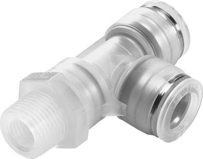 Festo 133065 NPQP-Lq-R18-Q8-FD-P10 Push-In L-Fitting, 48mm, Pack of 10
