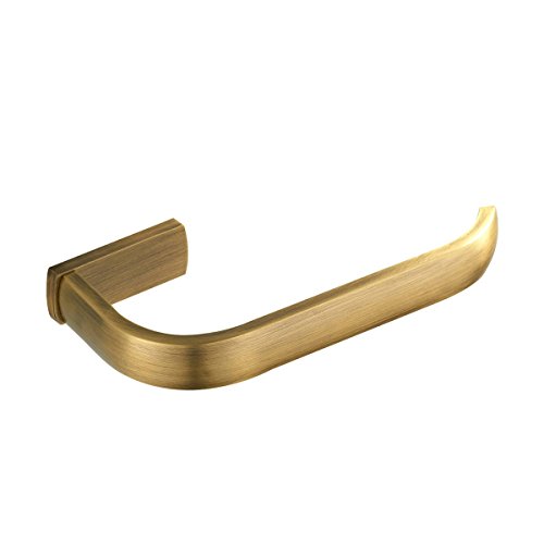 Aothpher Toilet Roll Holder Wall Mounted Retro Brass Tissue Holder for Bathroom Brushed Bronze Toilet Paper Holder