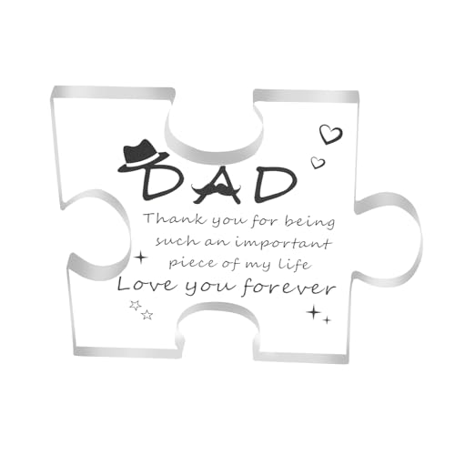 Acrylic Puzzle Ornaments, Acrylic Puzzle Plaque for Dad, Birthday Gift for Dad, Gift from Daughter to Dad, Thoughtful Gift, Gift of Love for You, Commemorative Acrylic Ornaments, Gifts for Men