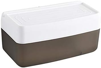 Tissue Box Multifunctional Waterproof Hanging Tissue Box Paper - Wall Mount Storage Organizer for Bathroom