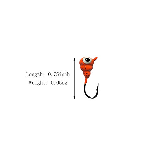 LikeFish Eisfischen Jigs Angelköder Jiggingköder Set Winter Metall Köder – Bild 3