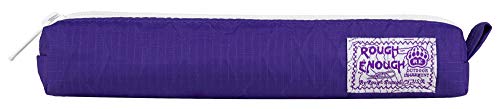 Rough Enough Small Slim Cool Pencil Case Pouch Pen Holder Organizer Bag for Teens Girls Boy Kids Adults with Zipper Stick Office Desk School Student Supplies Accessories Stationery Storage Business