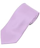 BG Solid Color 100% Silk Tie, Lavender