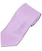 BG Solid Color 100% Silk Tie, Lavender