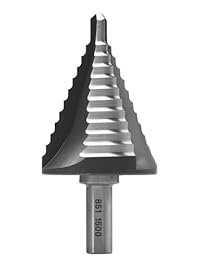 magbit 851.1500 mag851 1 4 de pulgada a 1 1 2-inch Max Diámetro Broca escalonada de alta velocidad, 11 pasos
