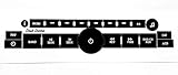 Dash Doctor. Made in the USA! GM Radio Button Repair Decal Set! 2007-2015 GM Vehicles! Tahoe Traverse Malibu Impala Suburban Avalanche Silverado Sierra Yukon Denali Escalade Saturn