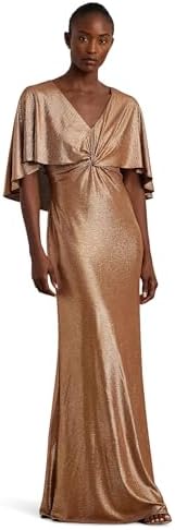 ralph lauren sequin dress long sleeves Sequined Evening Gown