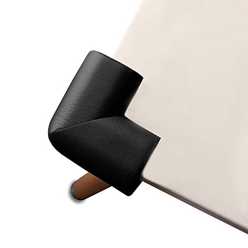 NEW Furniture Edge and Corner Guards | 16.2ft Protective Foam Cushion | 15ft Bumper 4 Adhesive Childsafe Corners | Baby Child Proofing Foam Set and Safe for Table, Fireplace, Countertop | Black