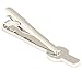 Men's Fashion Necktie Tie Clips Bar Silver Initial Letter A-Z (J)