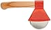 DCI Ax Pizza Cutter, Stainless Steel Cutting Blade, Wood Handle, Red