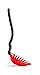 Dreamfarm Holey Spadle | Non-Stick Cooking Spoon & Serving Ladle with Holes | Red