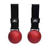 FITactic Rock Climbing Holds Bombs 3-Inch Training Power Pull Up Ball Red (Qty 2)