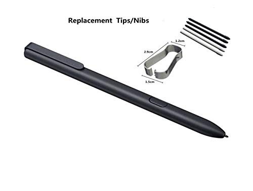 BSDTECH Galaxy Tab S3 S Pen,Stylus Touch S Pen for Samsung Galaxy Tab S3 SM-T820 T835 T825 Replacement Warranty Tips/Nibs (Black)