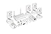 Home8 Oplink Video-Verified TripleShield Alarm System (4-Cam) - Wireless Home Security System with IP-Cameras, Alarm Sensors, Indoor Siren, and Free Basic Service, featuring Amazon Alexa Integration