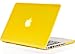 Kuzy - YELLOW Rubberized 13inch Hard Case Cover See Thru for NEW Macbook PRO 13.3