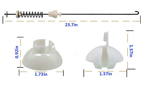W10780048 Replacement Suspension Rod Set For Whirlpool Washer W10349191 AP5985113 ERW10780048 by AUKO