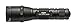 SureFire P2X Fury Dual-Output LED Flashlight with anodizded aluminum body, Black