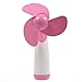 KLOUD City Pink Personal Hand-held/Portable Battery Operated Mini Air Fan for Home and Travel
