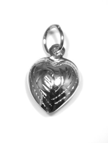 Arranview Jewellery Small Dummy Heart Pendant Charm 925 Sterling Silver