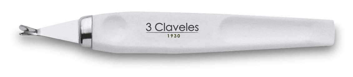 3 Claveles 12350 Stainless Steel Cuticle Remover 10 cm