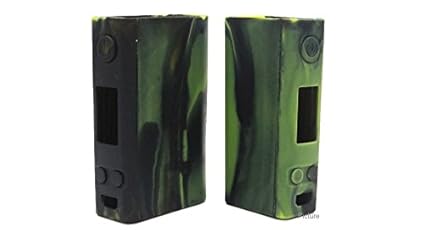 Rayee Protective Silikon Schutzhülle case cover Wrap for Joyetech eVic VTC Dual Box Mod 2-Pack Black Green