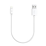 iPhone Lightning Cable [Apple MFi Certified] Anker® 1ft / 0.3m Extra Short Tangle-Free Lightning to USB Cable with Ultra Compact Connector Head for iPhone 6, iPhone 6 Plus, iPod and iPad (White)