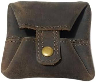 Amazon.com: Top Grain Leather Coin Pouch, Change Holder, Mini