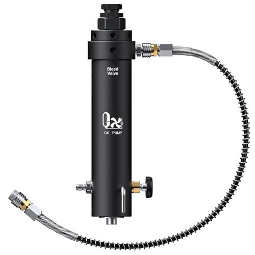 GX PUMP Filtro de compresor de aire PCP de alta presión de grado profesional con función de mantenimiento de presión, separador de aceite/agua de 5800 PSI, montaje magnético o de tornillo, filtro de