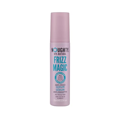 Noughty 97% Natural Magic Serum, Anti Frizz Serum for Curly Hair, Humidity & Heat Protection, Keratin Hair Treatment & Control, Sulphate Free, Silicone-Free, Vegan Haircare, 75ml