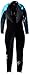 O'Neill Youth Reactor 3/2mm Back Zip Full Wetsuit, Black/Graphite/Turquoise, 14