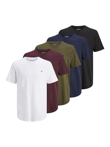Paquete de 5 Camisetas Brody para Hombre, Navy Blazer, S