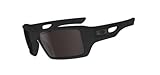 Oakley Men’s Eyepatch Square Sunglasses,Matte Black Frame/Warm Grey Lens,One Size