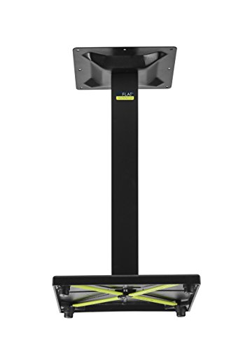 FLATAUTO-Adjust GS22 Self-Stabilizing, Square Table Base | 22"x22" Span, Cast Iron, Fits Up to 30" Table Tops, with Self-Stabilizing PAD Technology, Perfect for Restaurants & Cafes