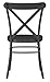 Ashley Furniture Signature Design - Minnona Dining Side Chair - Set of 2 - Cross Back - Vintage Casual Style - Antique Black Finished Metal