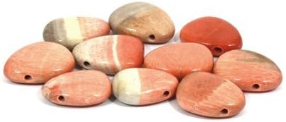 Celestobarite Drilled Tumble Stone