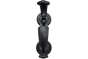 Adonai Hardware Ahisamach Antique Iron Door Knocker (Black Powder Coated)