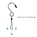 NICO SEE WONDER 10pcs Swivel S Hooks Clips, Hanging Wind Spinners for Chimes Crystal Twisters, Windsocks and Any Plants, Party Supply, 3 Inch