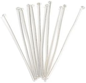 FreshHear Pack of570 Color SilverHead Pins for Jewelry Making Size16x0.7x0.7