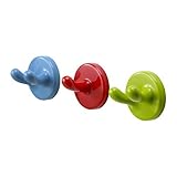 Ikea Krokig Wall Hooks Pack of 3 colors, blue, red green