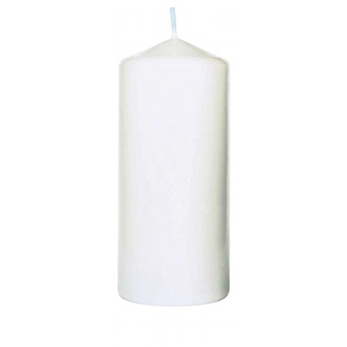 Duni White Pillar Candle, 150mm x 80mm Amazon.co.uk Kitchen & Home