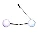 GloFX LED Pivot Poi: 9-Mode Light Up Flow Poi Ball Rave Balls