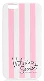 Victoria Secret Pink White Stripe Rubber Flexible Hard Case Cover Protector for Iphone 6