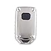 Qiaoba Smart Premium TPU Fall Car Key Soft Plating Protection Shell Case Cover,Key Fob Case for Accord Civic CRV Pilot Odyssey (Silver)
