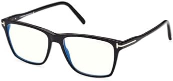 Amazon.com: Tom Ford FT5646 TF 5646 BLACK RECTANGULAR GLASSES
